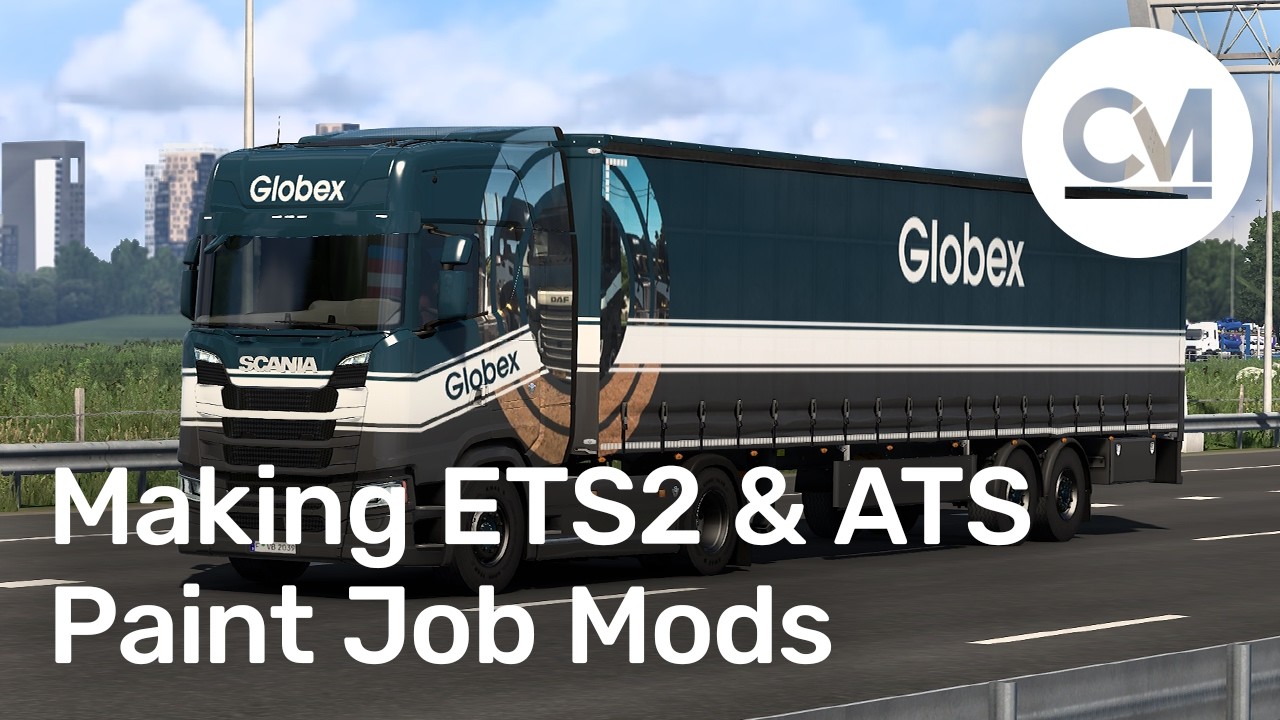 How to Make ETS2 & ATS Paint Job Mods