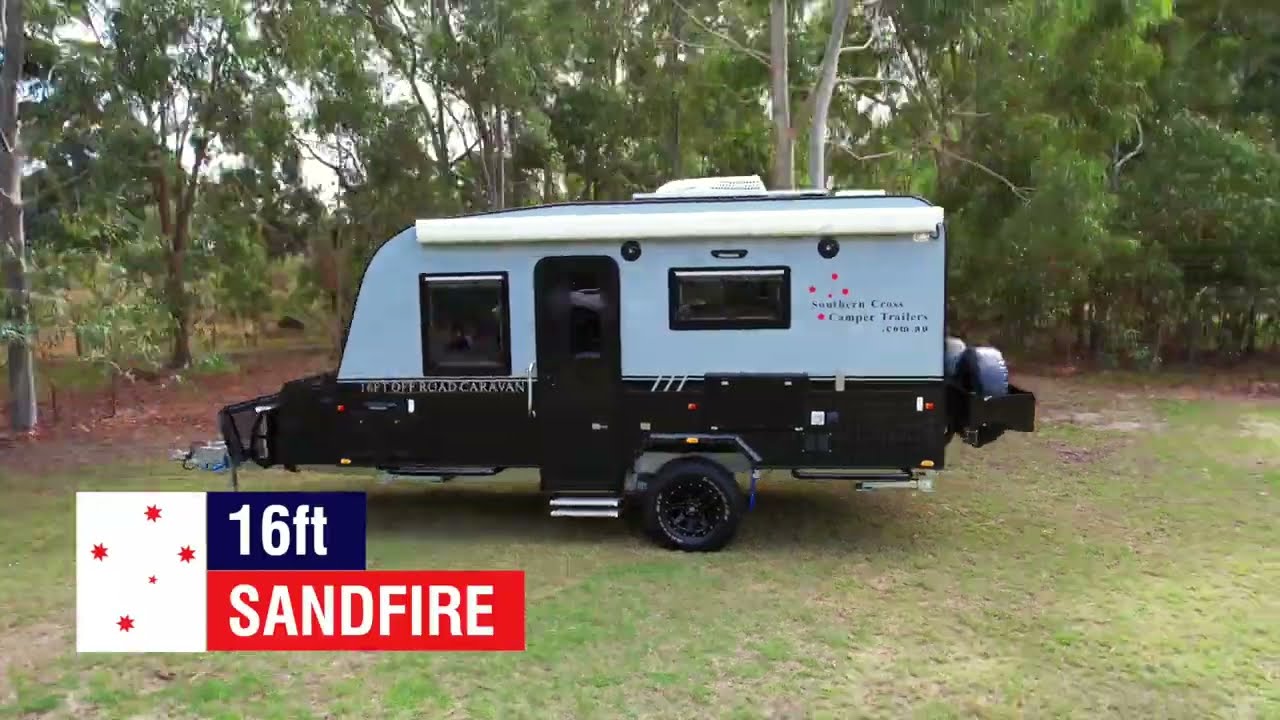 Бестселлер — 16-футовый внедорожный караван Sandfire от SCCT V2