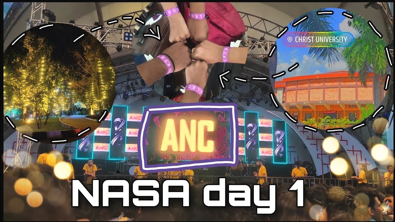 DAY 1 VLOG😄-NASA ANC 64th-2022- train ride/christ campus/timepass
