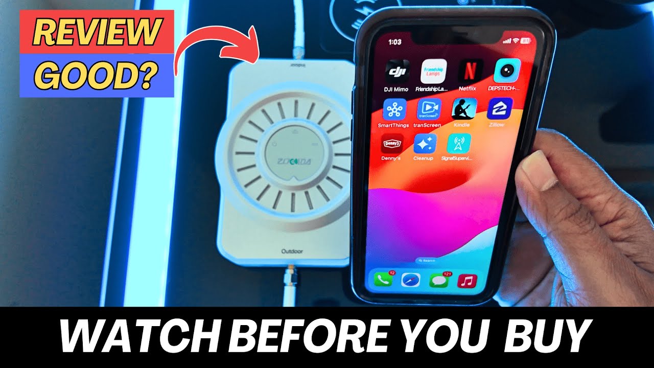Zorida Cell Phone Signal Booster Review - Does it work? I Tested it!