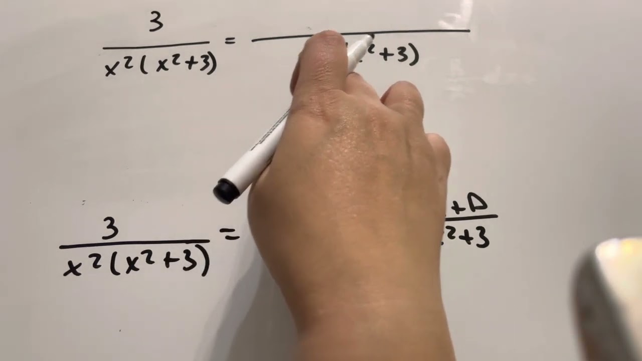 Integrazione con funzioni razionali fratte (denominatore di grado maggiore di due)