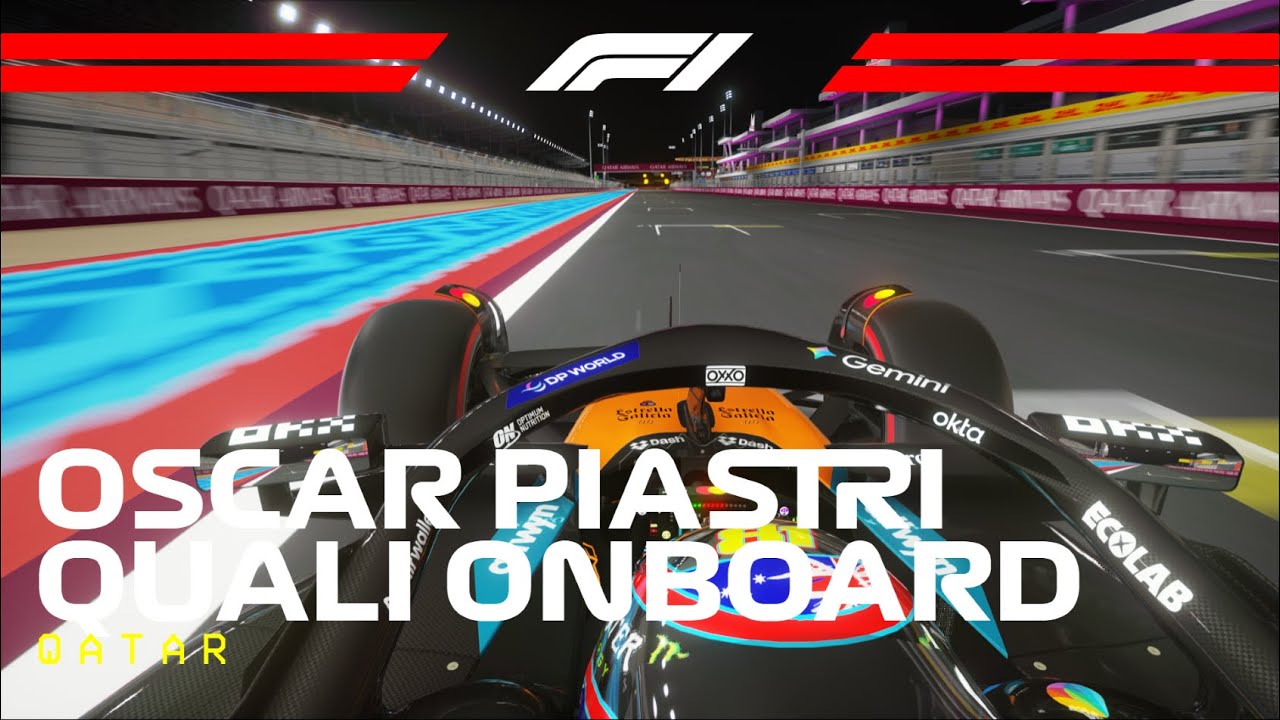 Oscar Piastri Quali Onboard - 2025 Qatar Grand Prix | Assetto Corsa
