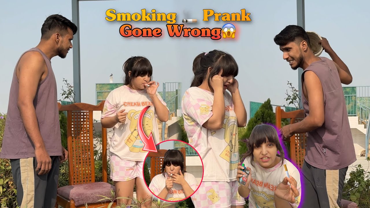 Smoking Prank On My Husband😱