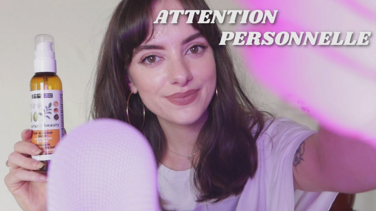 ASMR FR | Je te masse le visage avec de l'huile pour te détendre 💆