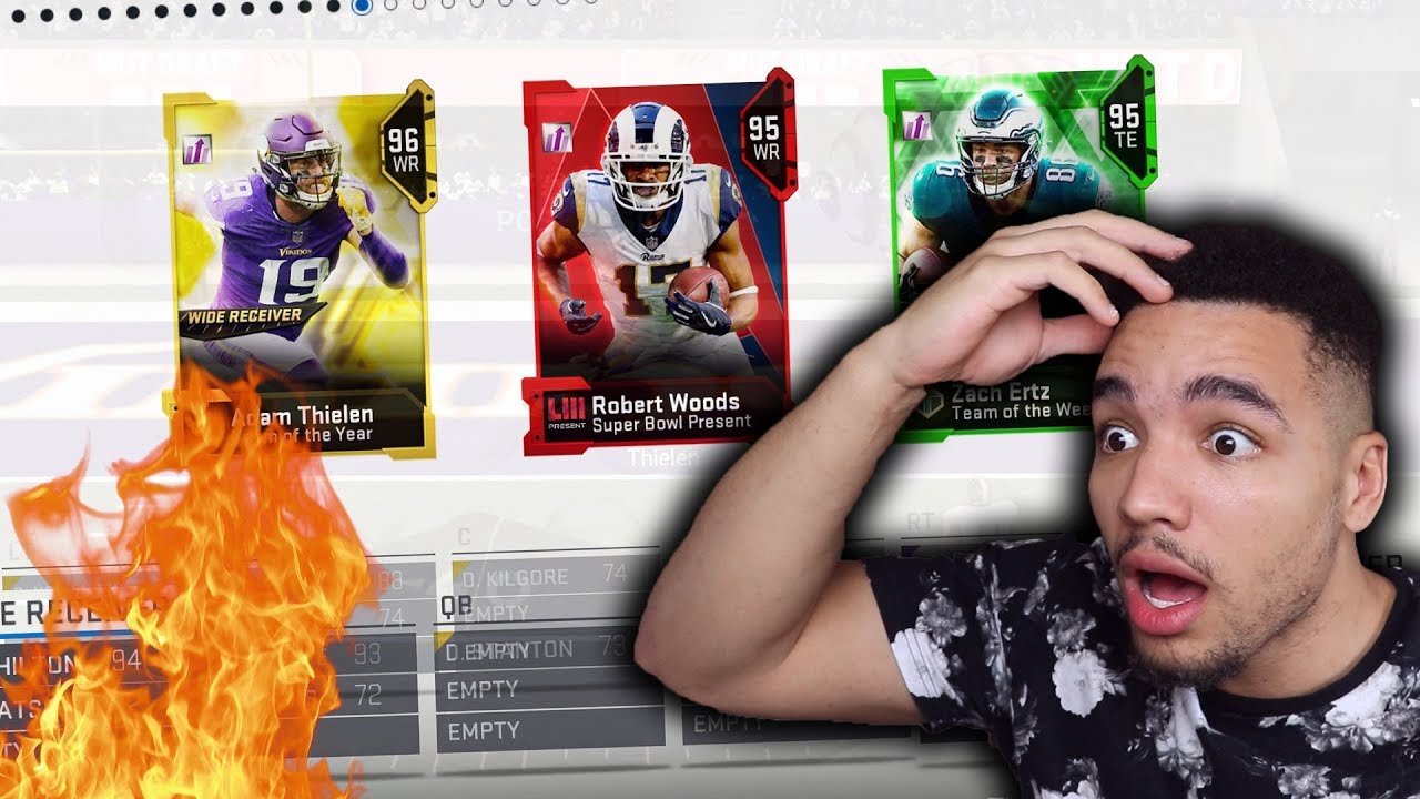 THE CRAZIEST CATCHES EVER!!! MADDEN 19 MUT DRAFT