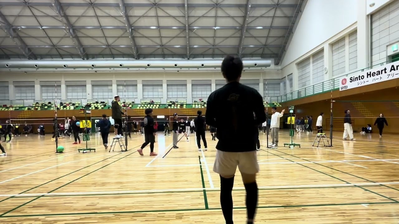 豊川ソフトバレー　ヤンマー　3セット目