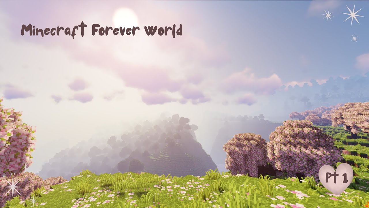 20 Days in my MINECRAFT FOREVER WORLD