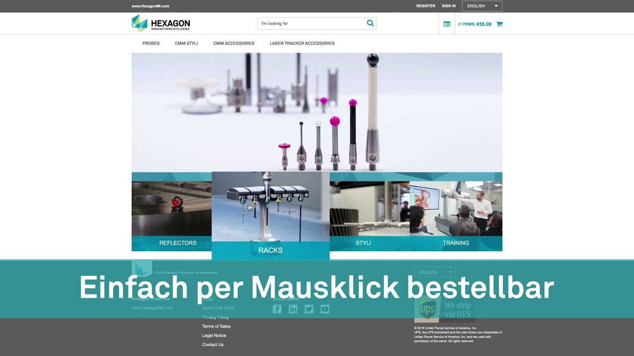Neuer E-Commerce Shop von Hexagon: Einfach per Mausklicken bestellen