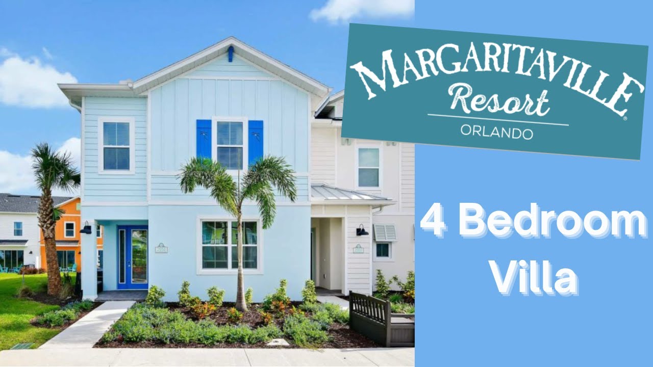 4 Bedroom Villa Tour Margaritaville Resort Orlando
