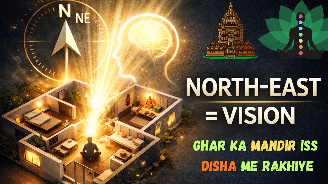 North-East Vastu Explained | Ghar Ka Mandir Isi Disha Me Kyun Hona Chahiye? Vastu secret part-3