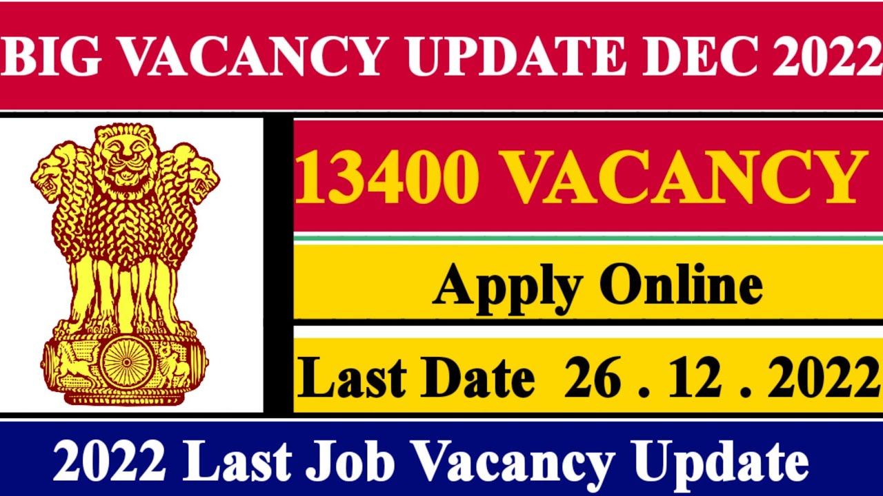 Government Job vacancy | New Job Vacancy 2022 | Big Recruitment Update | central Govt Vacancy update