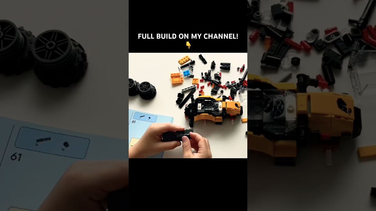 Fast LEGO City Backhoe Loader 60480 Build! 🚜 Build Below 👇