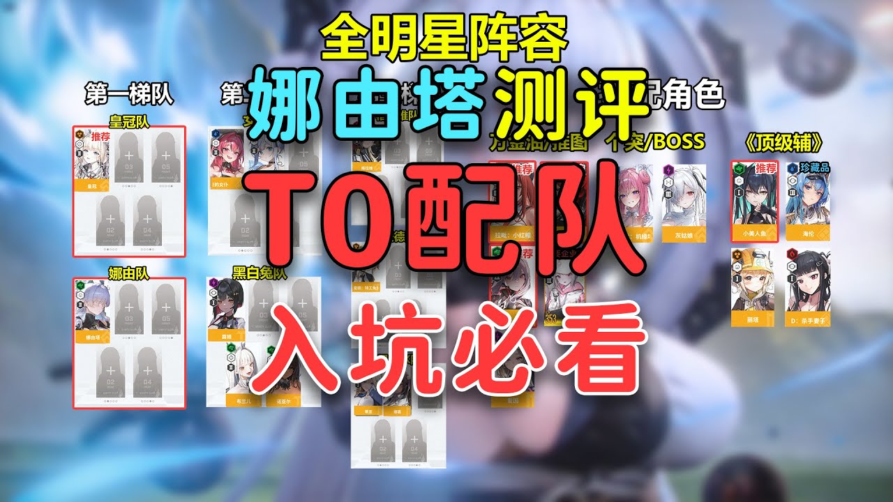 NIKKE最新T0角色配队有哪些？三周年萌新入坑必看，娜由塔测评，爆料阿妮斯活动规划
