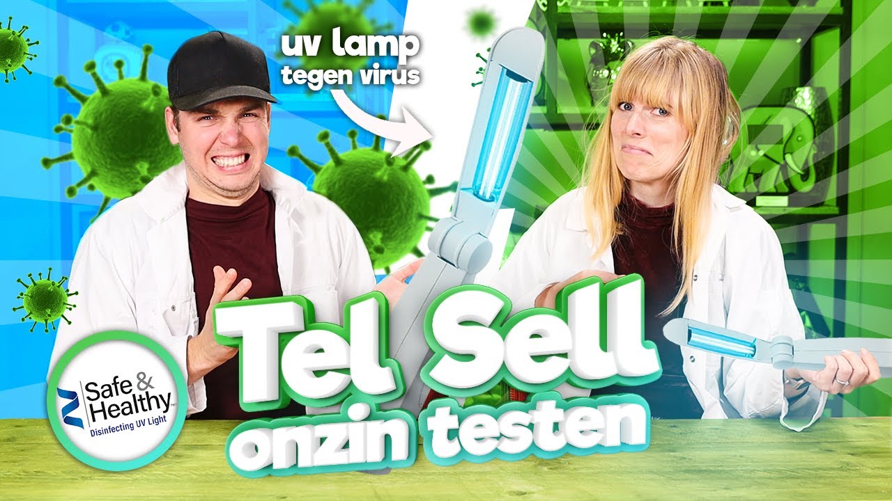 VIRUSSEN EN BACTERI&Euml;N VERWIJDEREN MET EEN LAMP?! - Tel Sell onzin testen #16