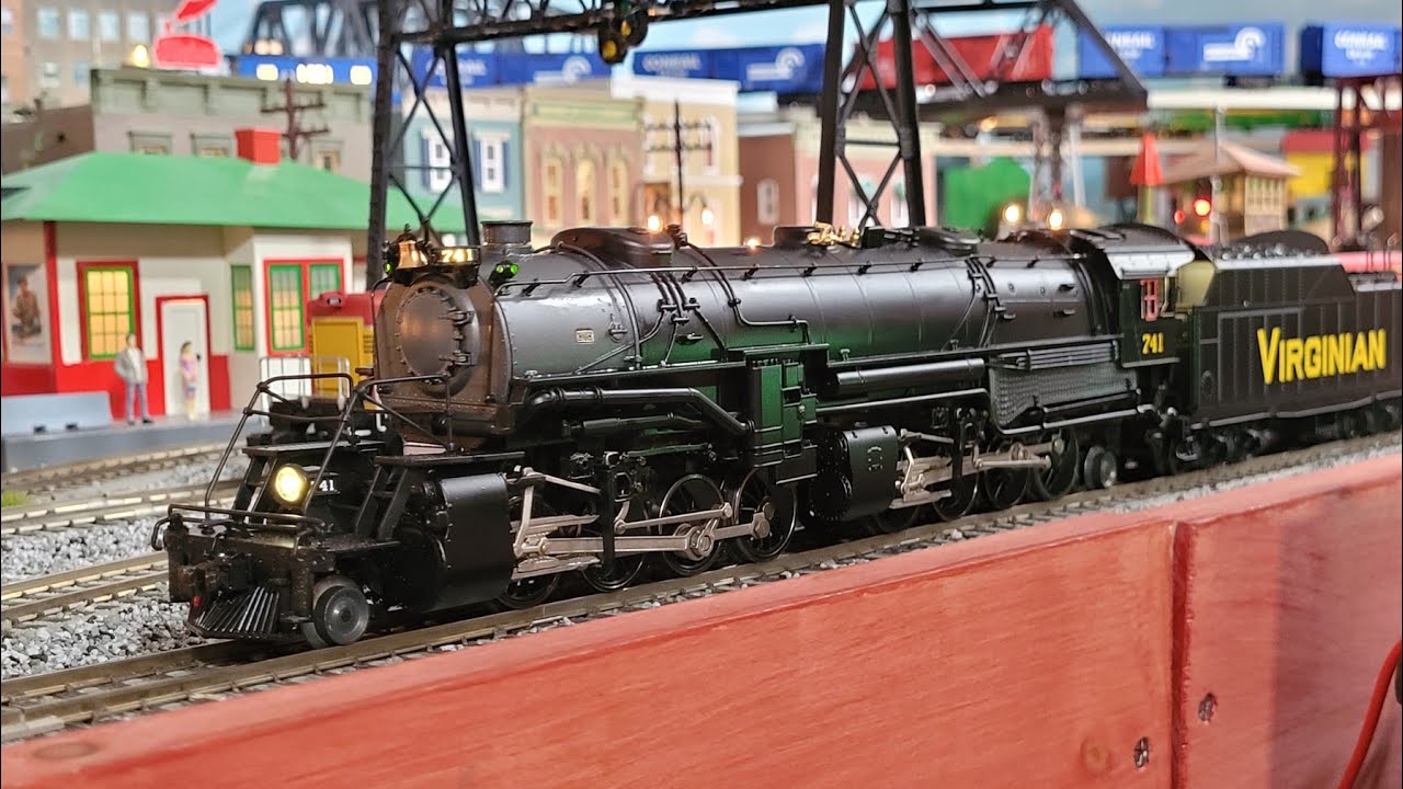 Massive S Gauge Steam! American Flyer Virginian Y3 Mallet 6-38032