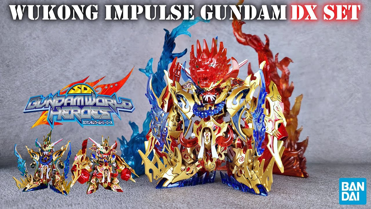 [SD건담 월드 히어로즈] 오공 임펄스 건담 DX 셋트 [SDW HEROES] WUKONG IMPULSE GUNDAM DX SET