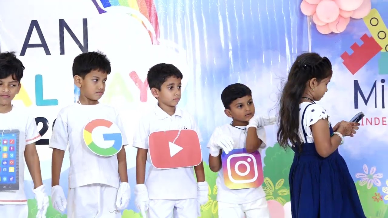 Social Media Awareness Skit 📱 | UKG Kids | Annual Day |  Milan School