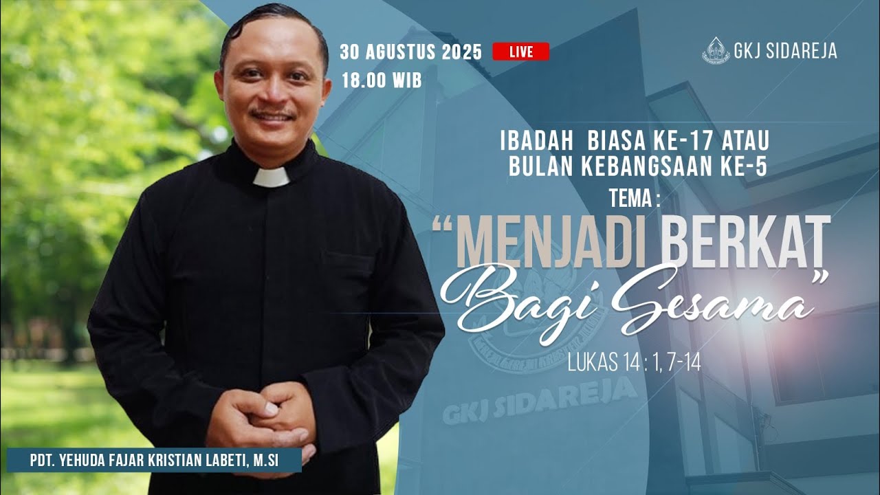Ibadah Biasa Ke - 17 atau Bulan Kebangsaan Ke-5 | GKJ Sidareja