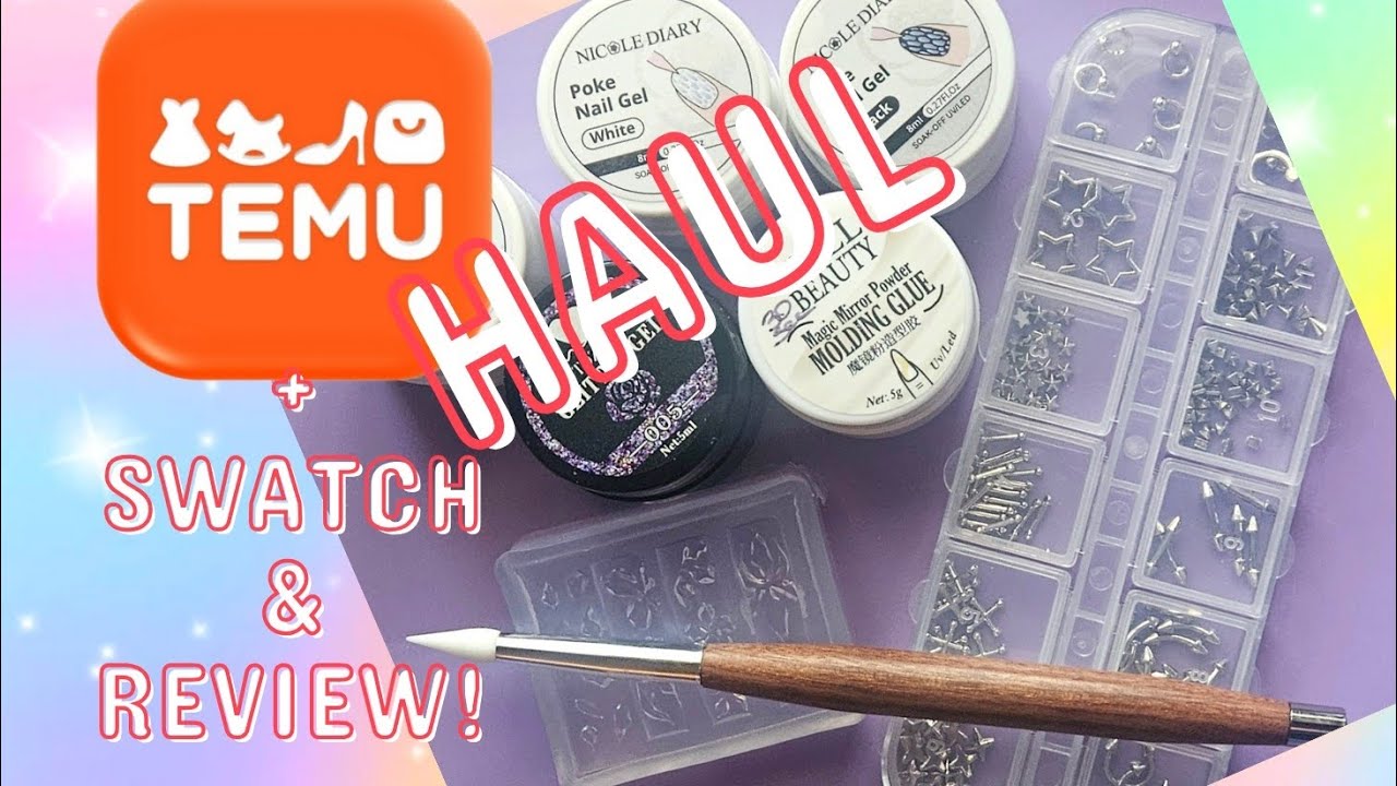 Lil Temu Haul ÷ Swatch и обзор!