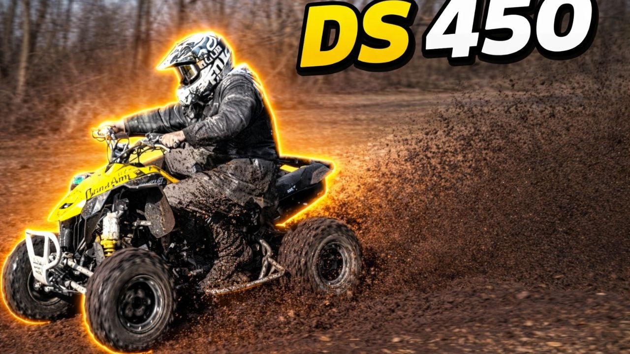 Первая поездка на моем Can-Am DS 450 2011 года выпуска!