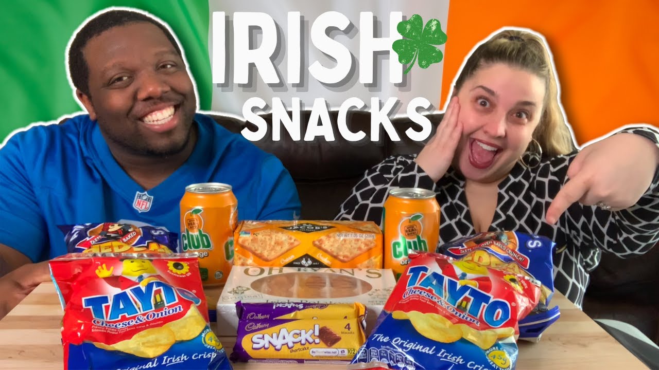 Americans Try IRISH Snacks For The VERY FIRST TIME! [Taste Test]