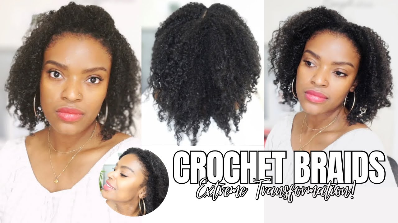 $5😳EXTREME Transformation|Crochet Braids WHERE⁉️No LEAVEOUT‼️