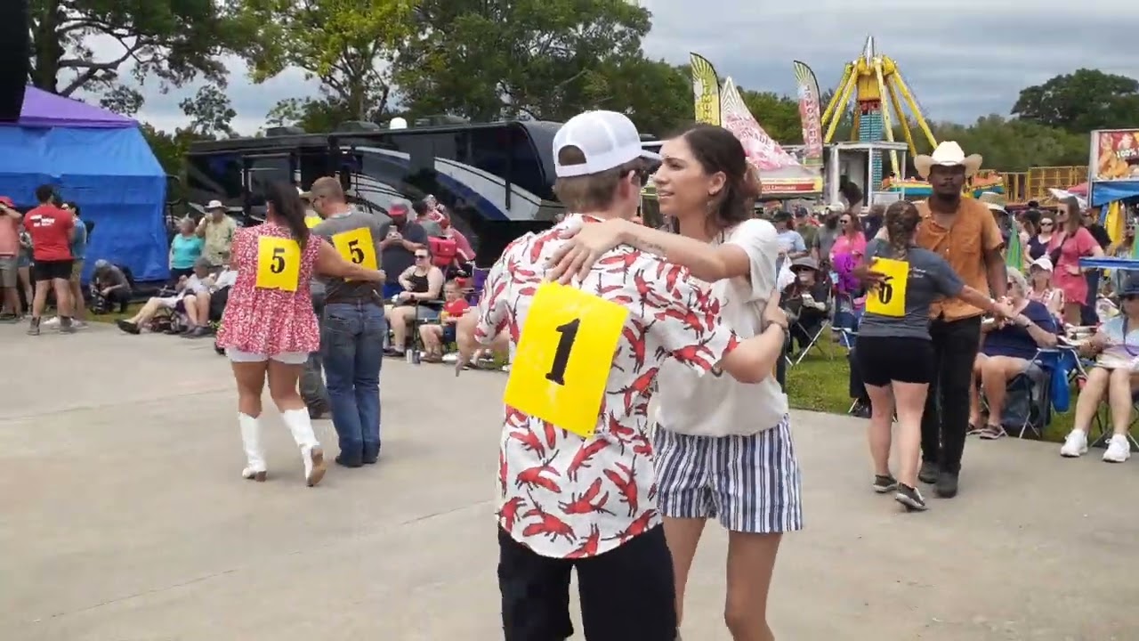 Cajun Waltz contest. Breaux Bridge Crawfish Festival 2023