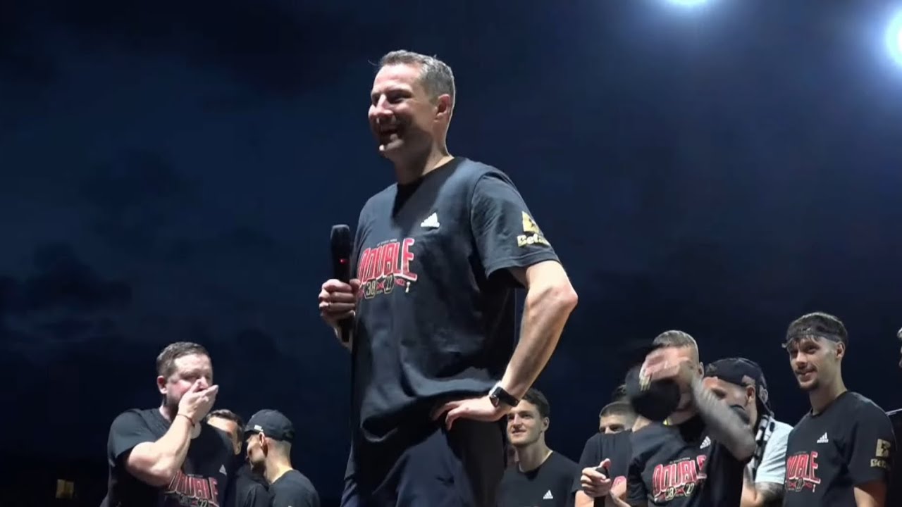 Brian Priske & AC Sparta Praha - oslava doublu (Priske on fire a i jeho proslov) 🤍