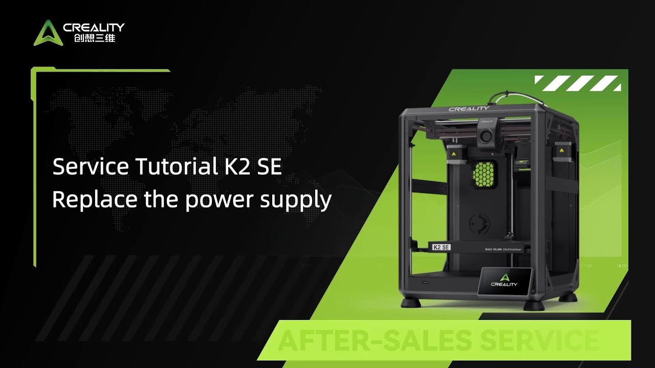 Service Tutorial K2 SE Replace the power supply