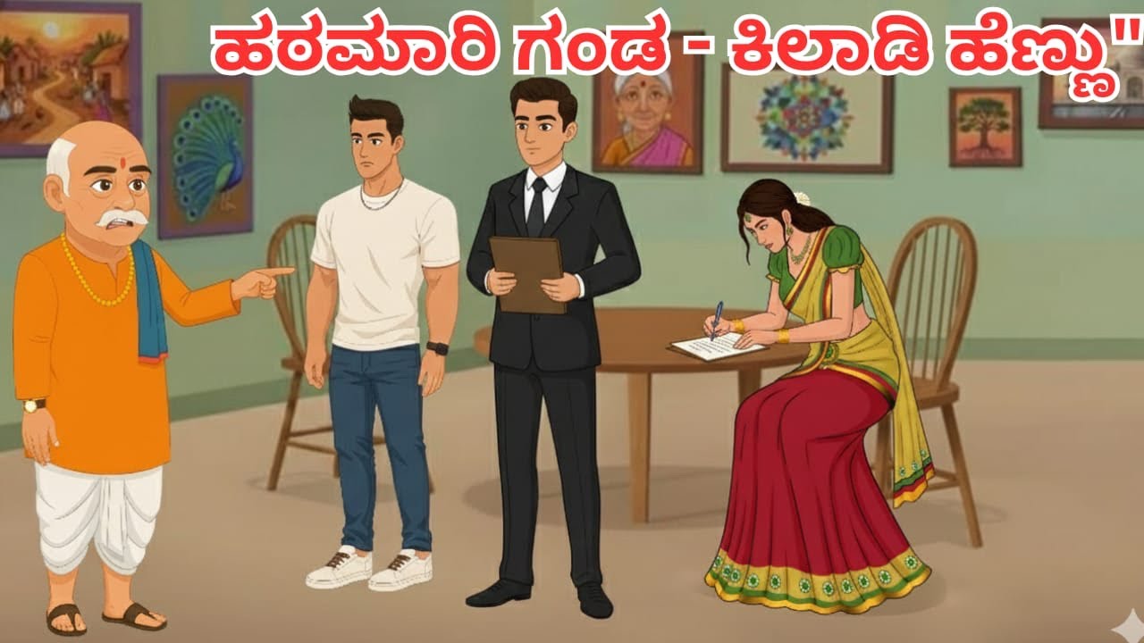 ಹಠಮಾರಿ ಗಂಡ - ಕಿಲಾಡಿ ಹೆಣ್ಣು | ಬಡವಳೆಂದು ಅವಮಾನಿಸಿದ ಗಂಡನಿಗೆ ಹೆಂಡತಿ ಕೊಟ್ಟ ಬಿಗ್ ಶಾಕ್! (ಭಾಗ-1)
