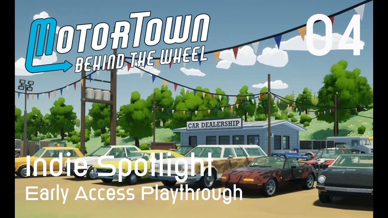 Motor Town | Ep.04 | Bus Community Service | Indie Spotlight | Early Access Playthrough