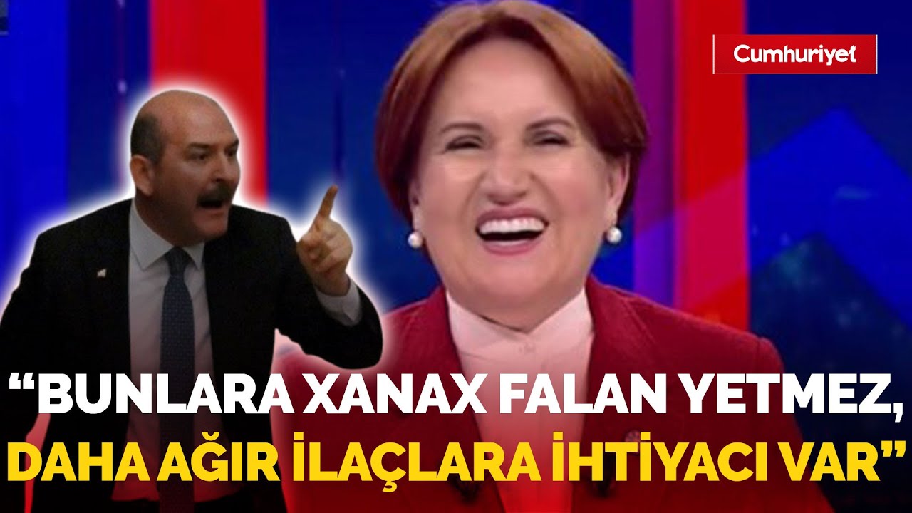 Akşener dakikalarca Soylu'yla dalga geçti! 