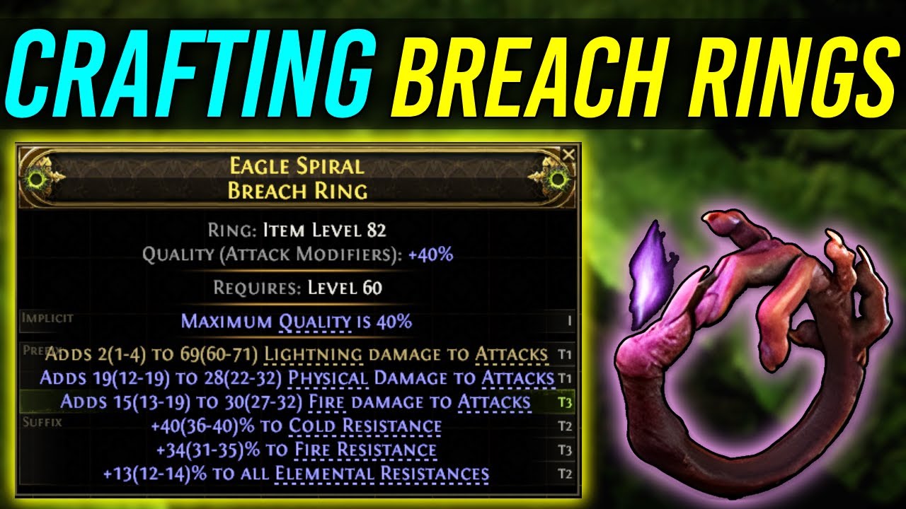 How to Craft a Triple Flat Damage Breach Ring (PoE2)