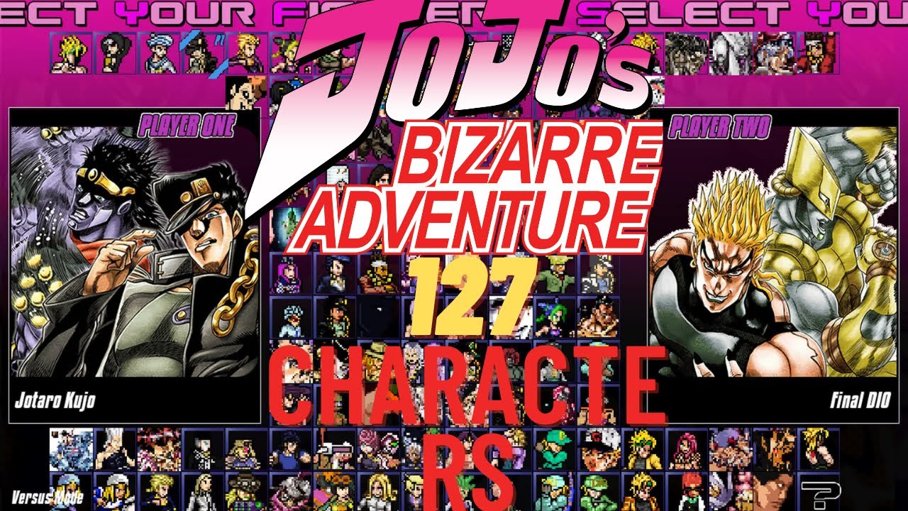 [M.U.G.E.N]JOJO JUS STYLE new Edition 127 characters