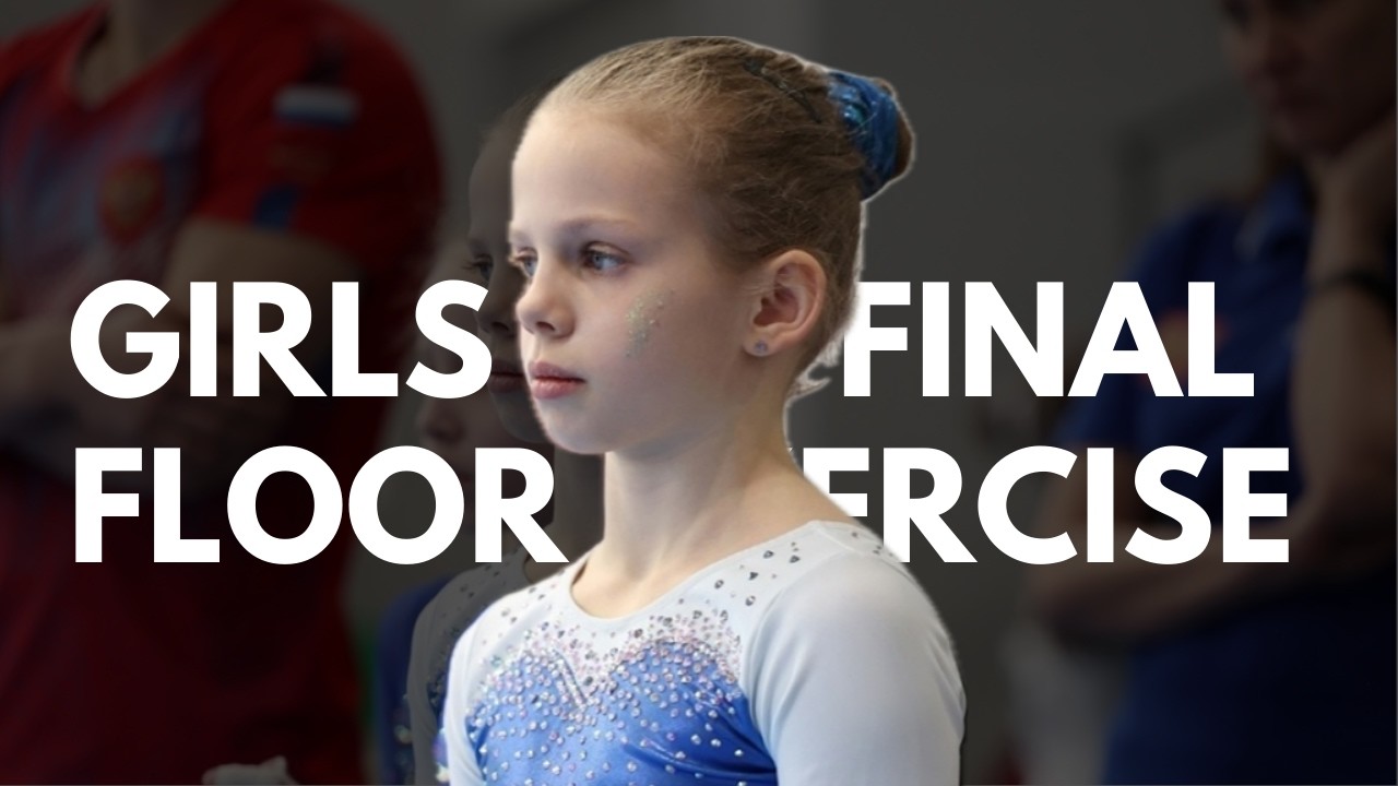 Dazzling Floor Routines: Junior Gymnasts Leave Their Mark! Finals of Floor Exercises at the 2024-UFA