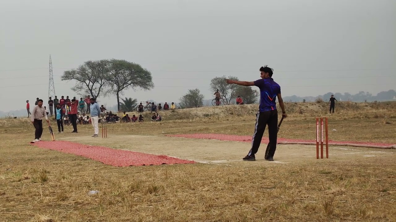 Jai rajkumar baba cricket pratiyogita Rampur boha ballia vs chhapara ajeet yadav 1gend par catch out