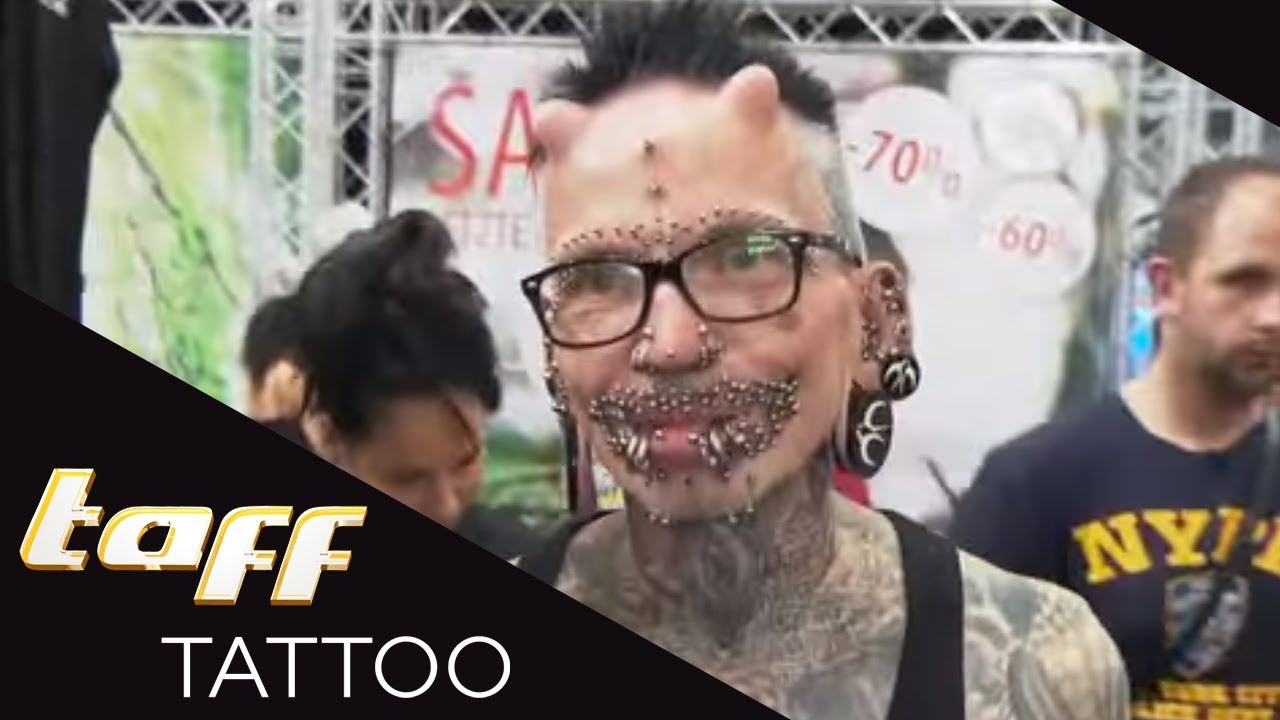 SKURILLE TATTOOS im GESICHT: Tattoo Convention Dortmund | taff Tattoo | ProSieben