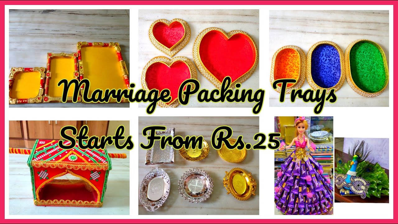 seer varisai thattu decoration|wedding packing decoration ideas|marraige packing ideas|fancy trays