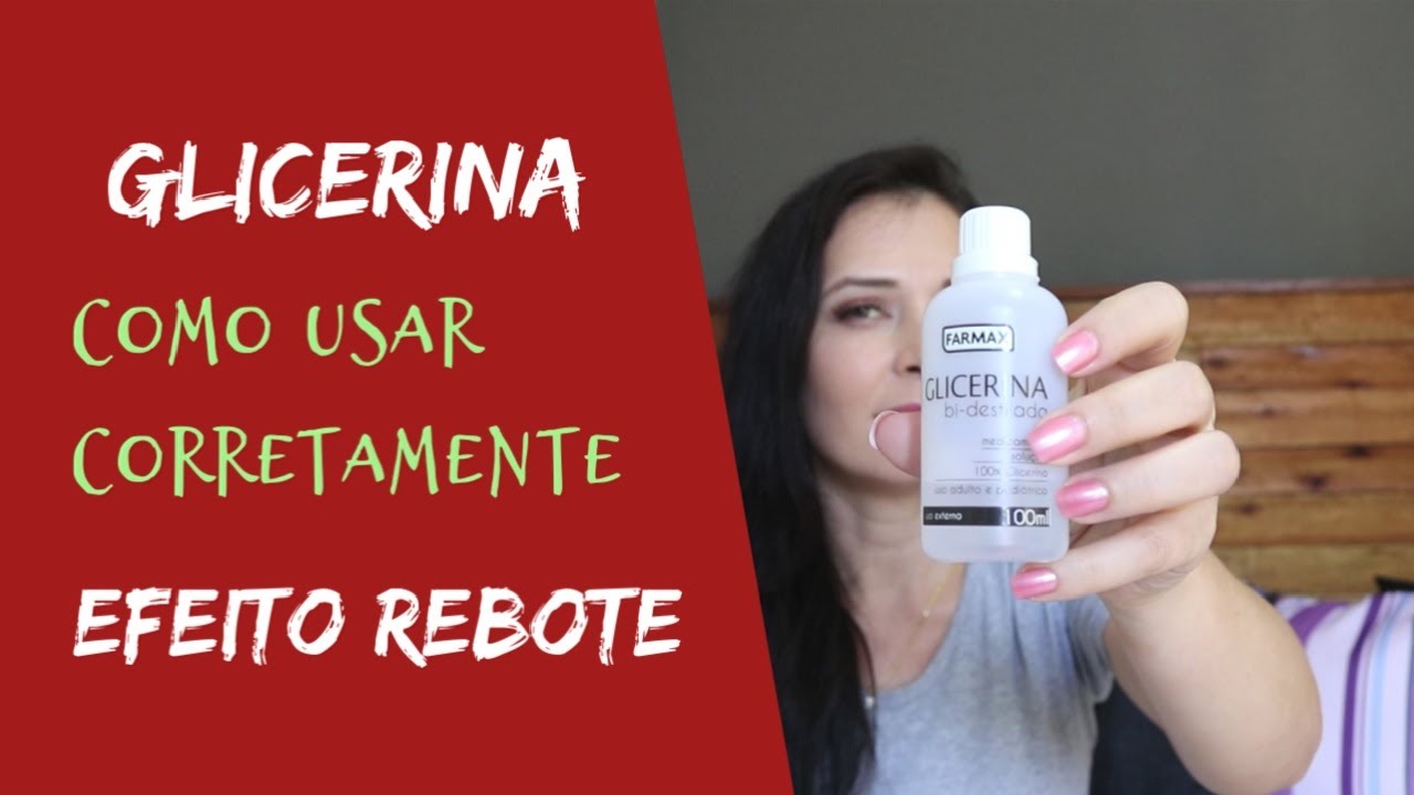GLICERINA como usar da forma correta na PELE e CABELOS