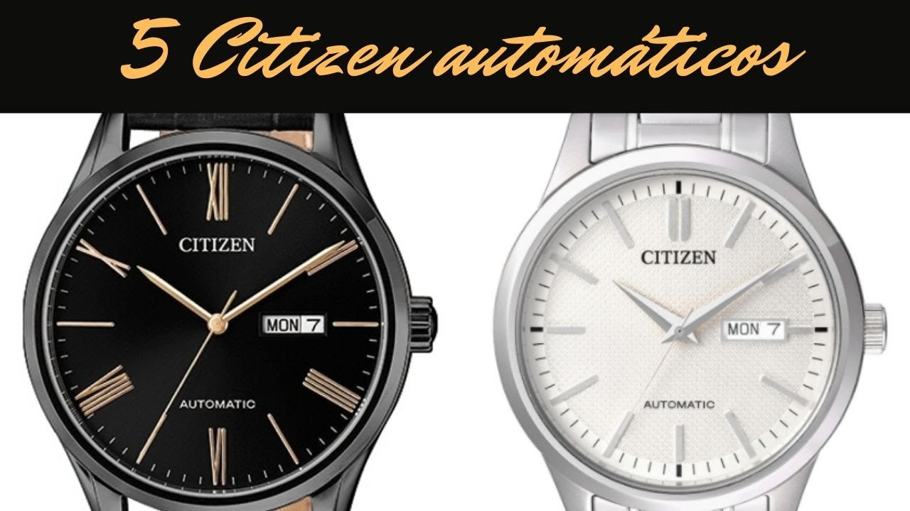 5 INCREÍBLES Citizens automáticos que DEBERÍAS conocer/Todo por menos de 150 dólares