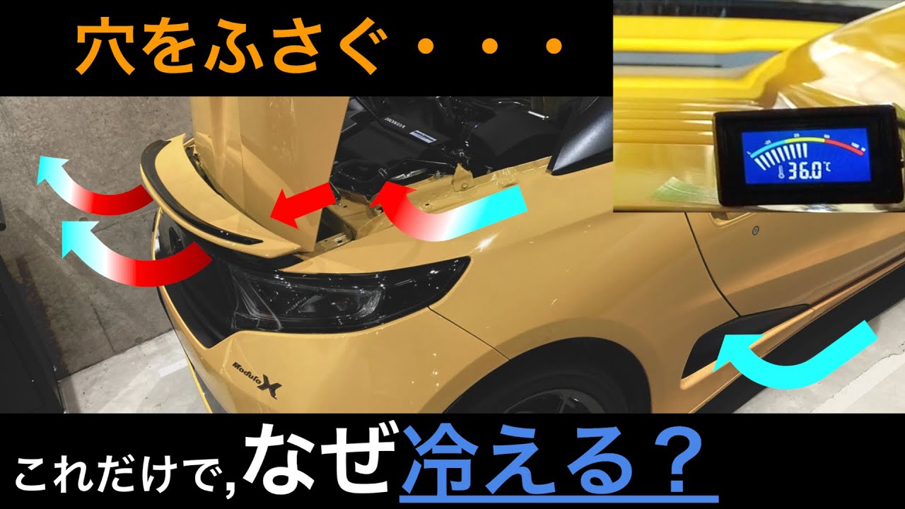 【S660】エンジンの冷却をエアフローから探る。クーリングにおける検証