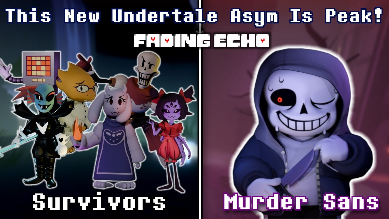This New Undertale Asym Is Peak! Full Showcase + Gameplay! (Fading Echoes) In Roblox