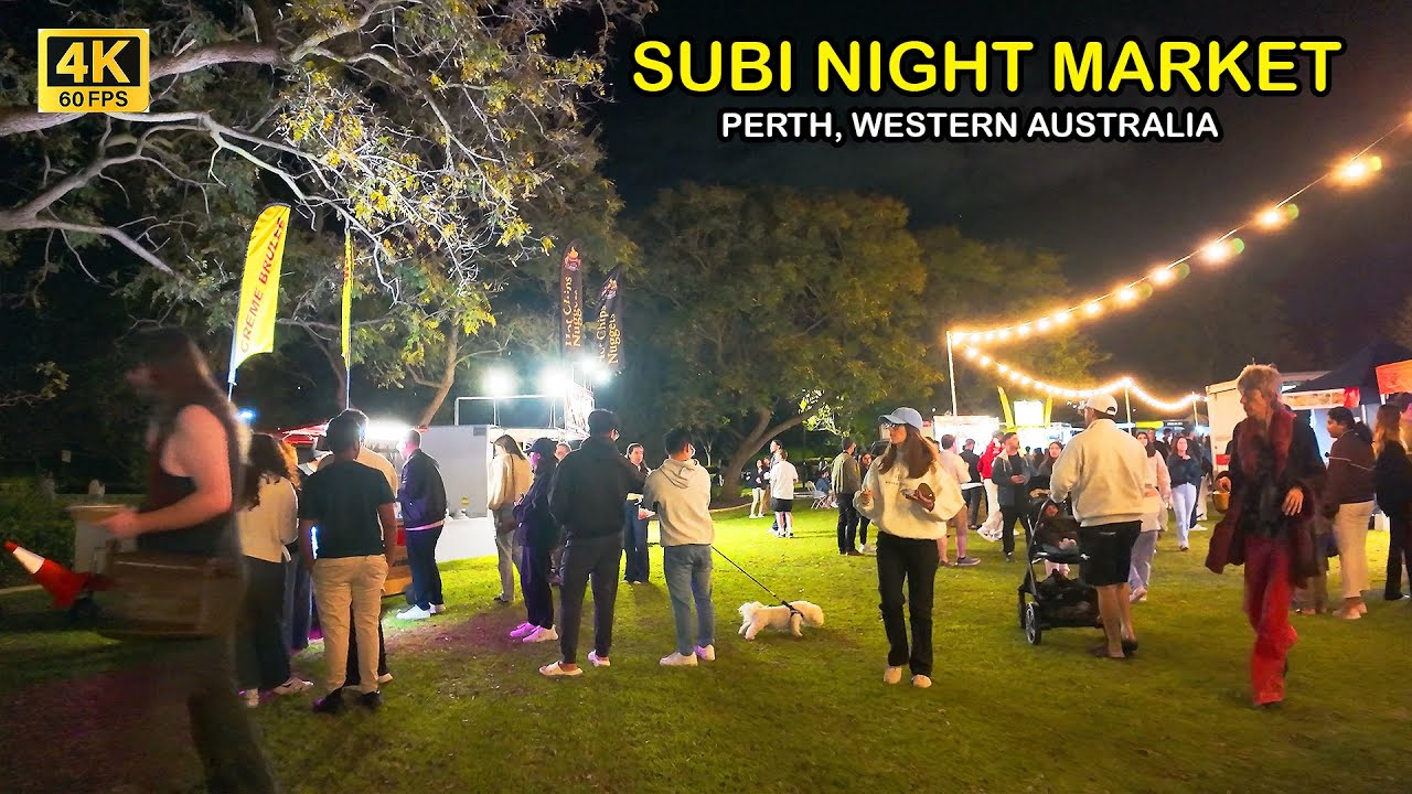 SUBI NIGHT MARKET in Subiaco (Perth, Western Australia)