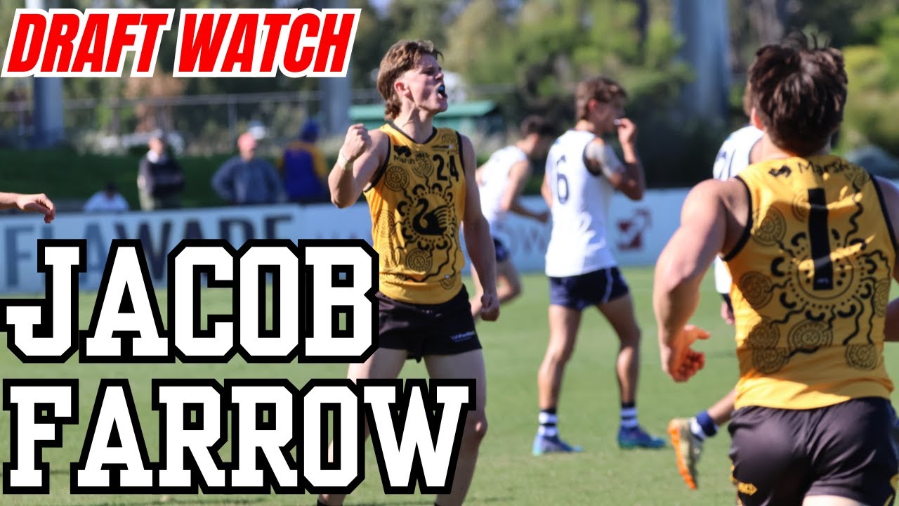 JACOB FARROW | 2025 Draft prospect Highlights! | West Perth