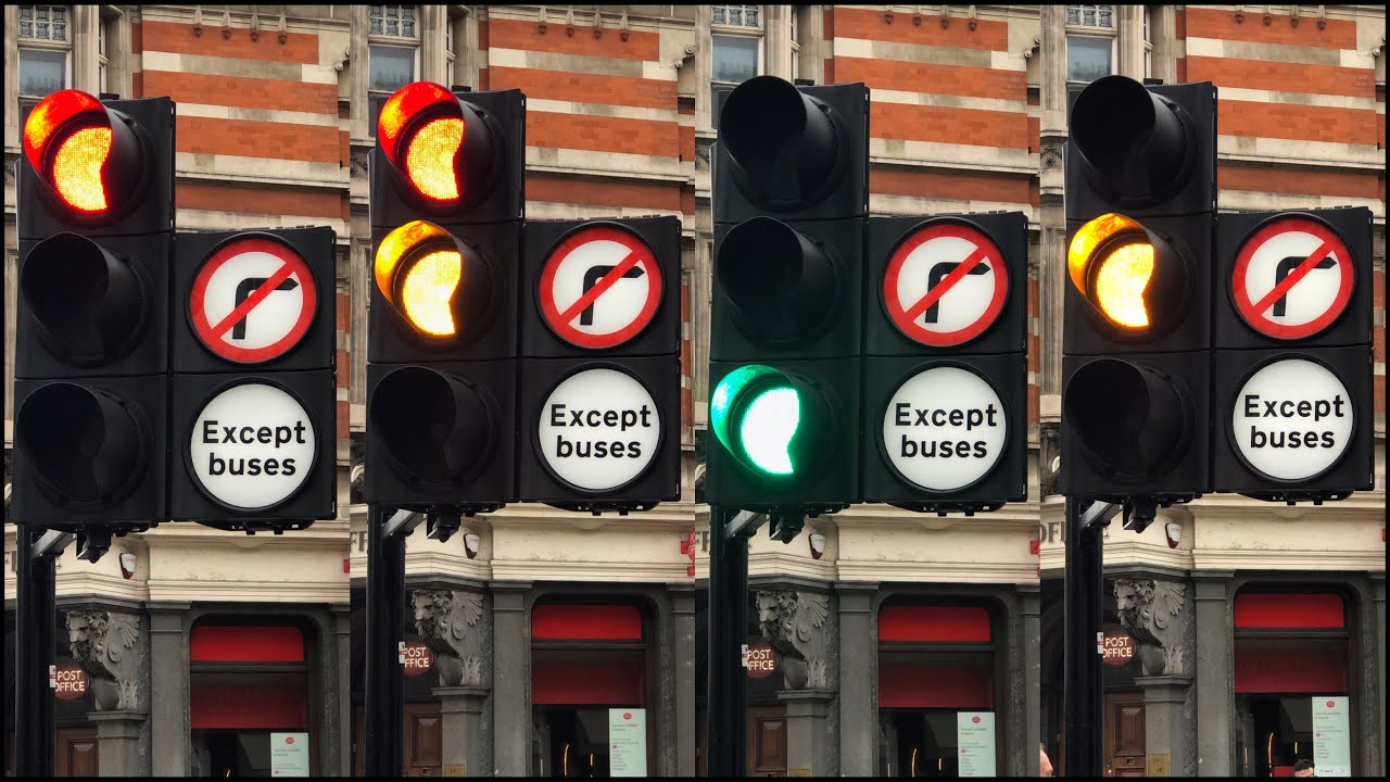 Westminster: Mortimer Street J/O Great Portland Street, Yunex Helios CLS Traffic Lights