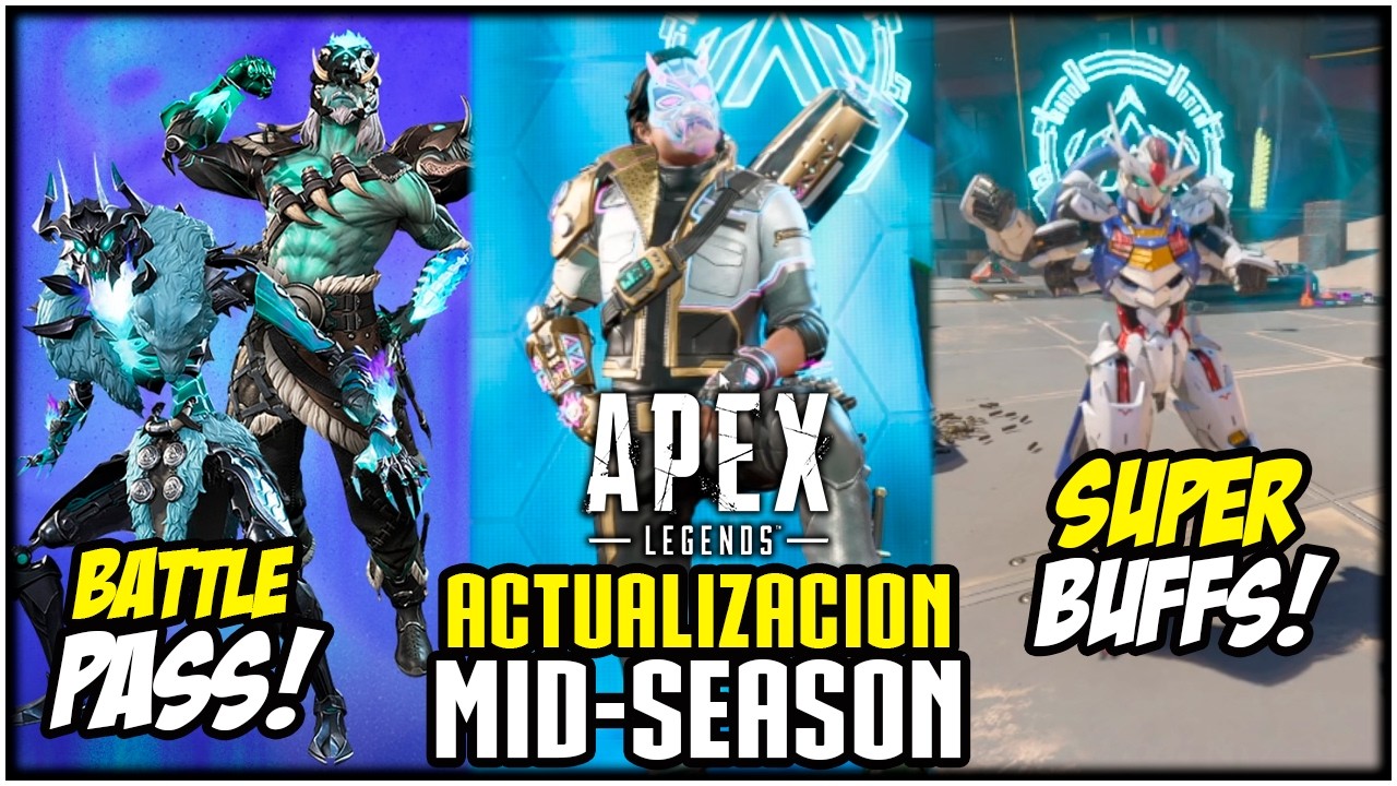&iexcl;As&iacute; se ven todos los cambios EXTREMOS y novedades de la MID-SEASON 30 UPDATE! | Apex Legends