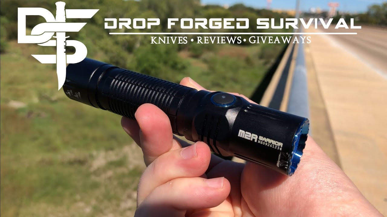 Olight M2R Warrior: 1500 Lumens Perfect Tactical EDC 50ft Drop Test!