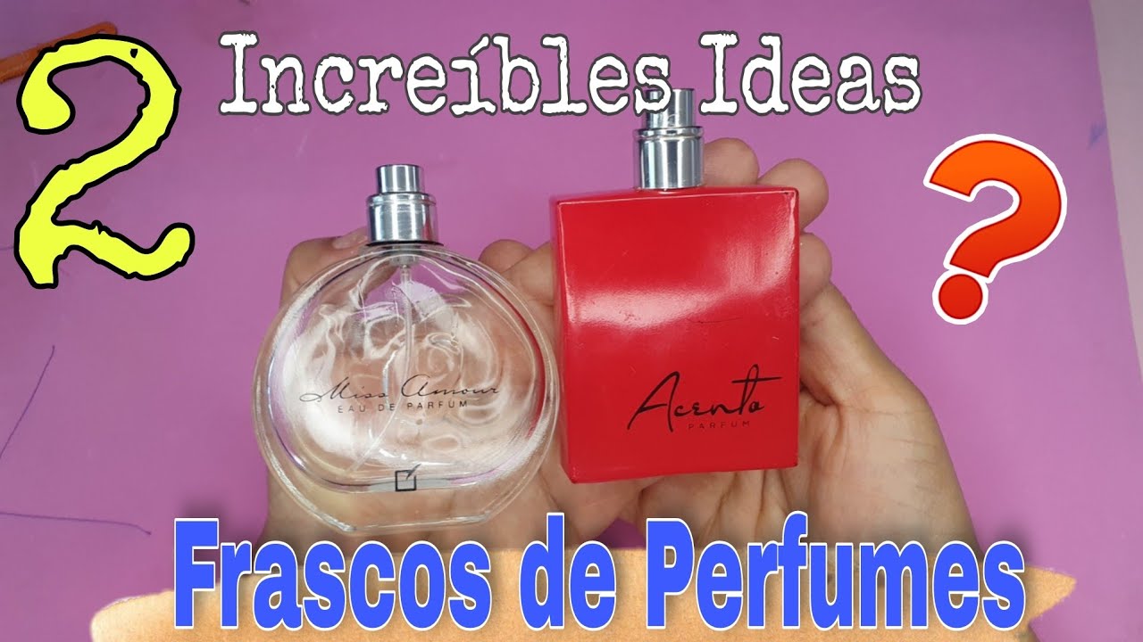 Wow! 💥2 Super Ideas con FRASCOS de PERFUMES | Manualidades Creativas con Reciclaje ♻️