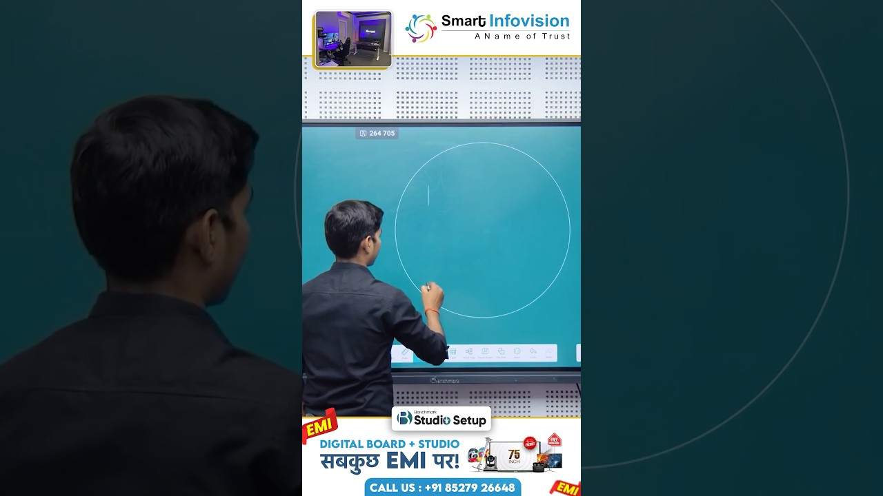 98 inch Interactive Flat Panel Price | How To Use Digital Board Tools | Smart Board Price in India🔥