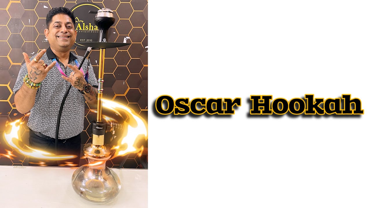 Oscar Hookah 🔥🔥 | Unique Glass Base | Alshan World #viral #hookah #shisha #review